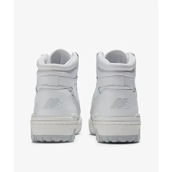 New Balance Bb650 BB650RWW Sneaker Men's White Leather Low Top Lifestyle NR6706 - Picture 4 of 7